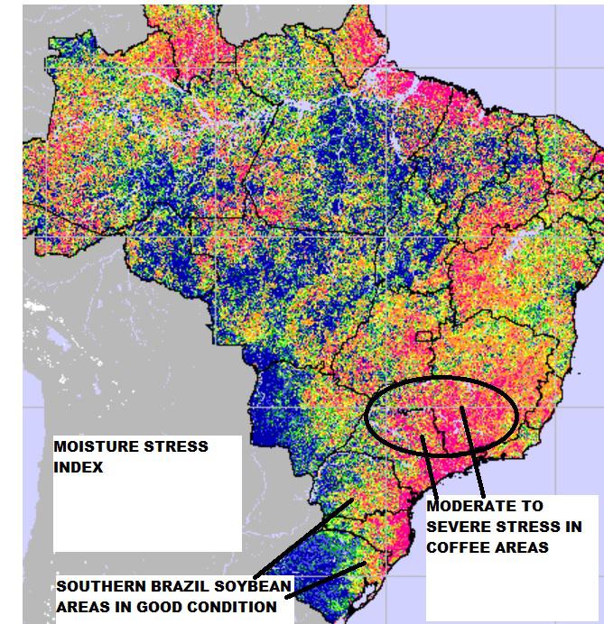Brazil's Developing Coffee Drought, Cocoa, Soybeans And Will El Nino