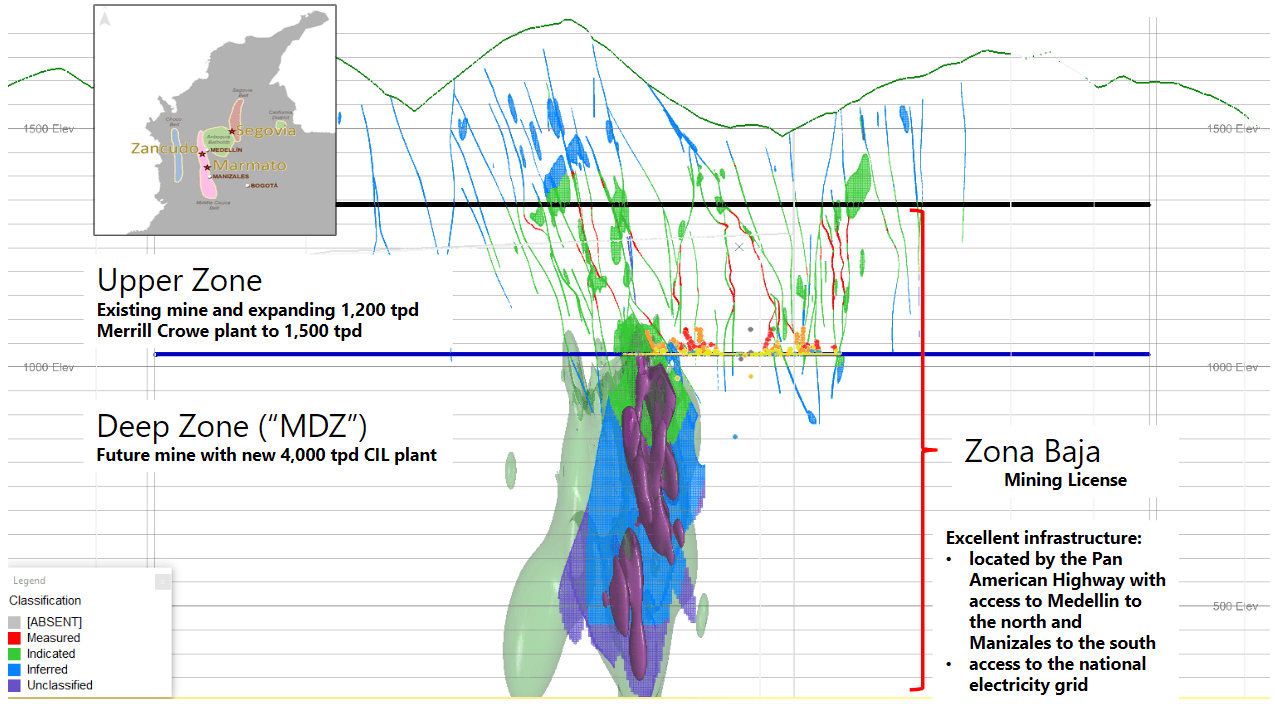Caldas Gold And Gran Colombia Gold The Marmato Expansion Is Getting Real Shapes Otcmkts Allxf Seeking Alpha