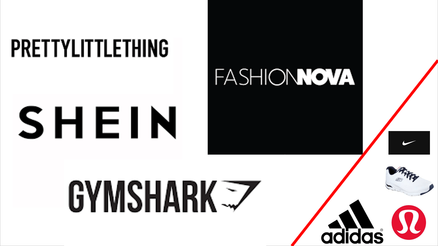 brands like nike and adidas