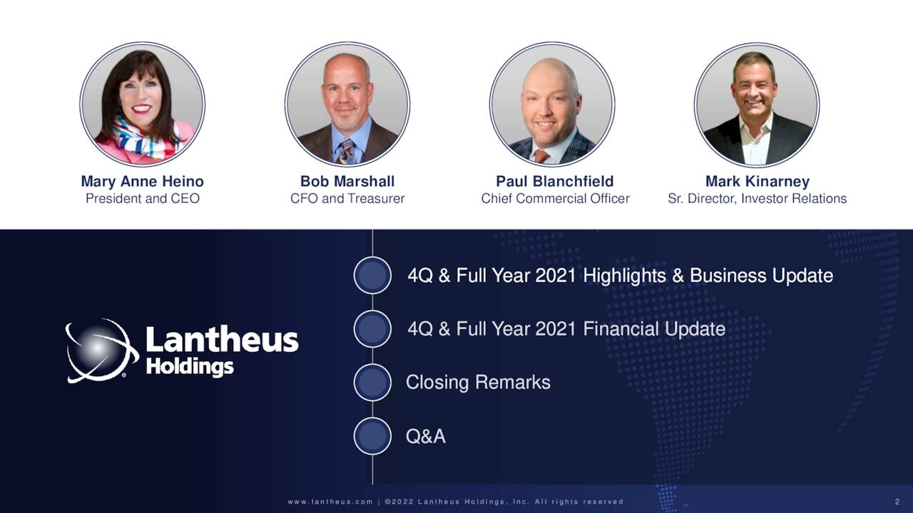 Lantheus Holdings, Inc. 2021 Q4 - Results - Earnings Call Presentation ...