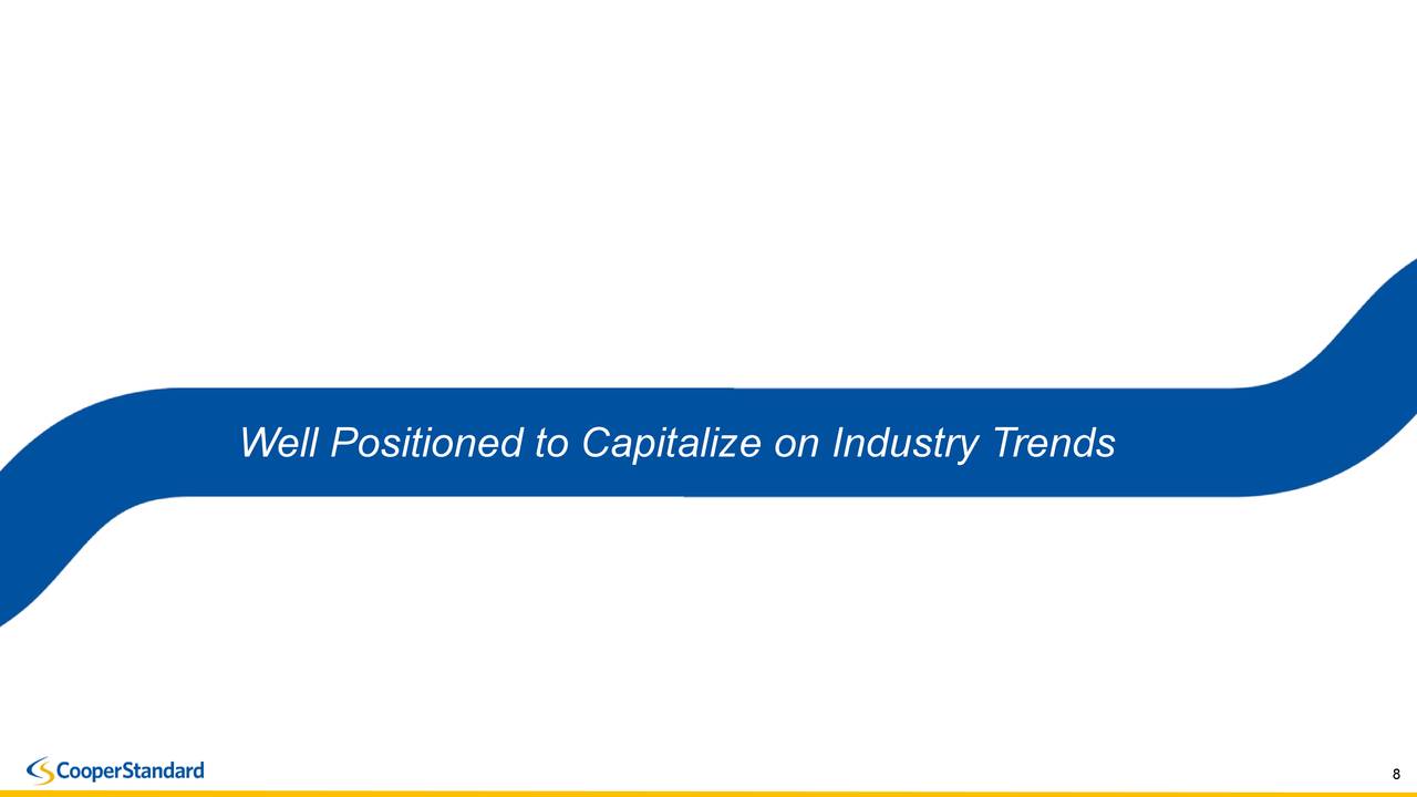 CooperStandard Holdings (CPS) Investor Presentation Slideshow (NYSE