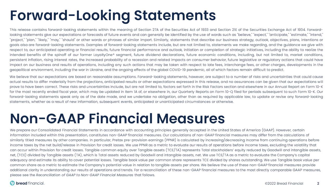 Bread Financial Holdings, Inc. 2022 Q3 Results Earnings Call