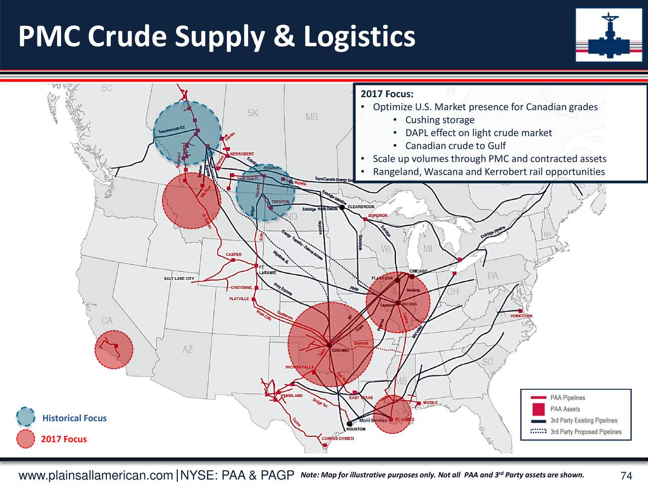 Capline Pipeline System Map 84 