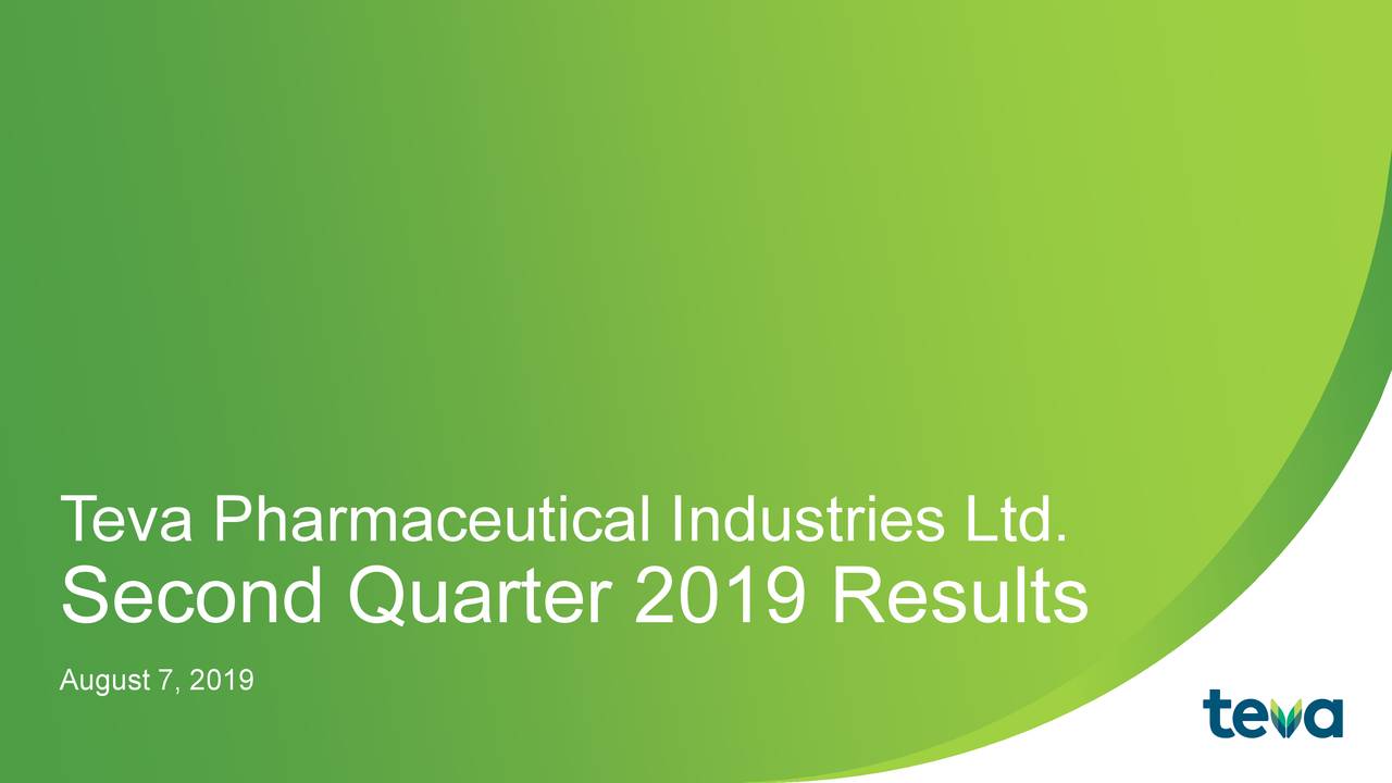 Teva Pharmaceutical Industries Limited 2019 Q2 - Results - Earnings ...