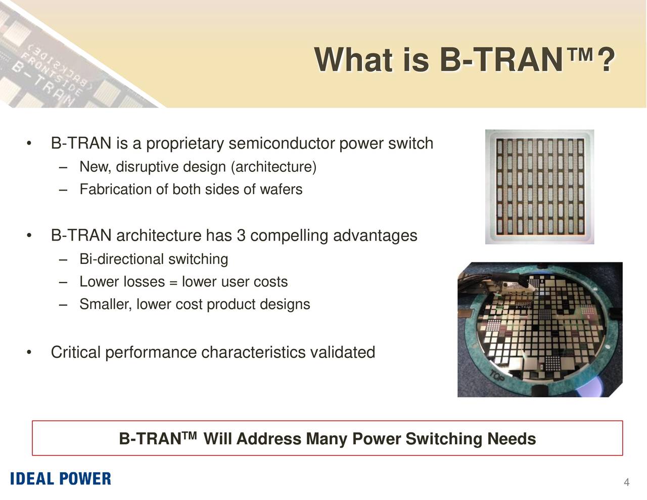 What is B-TRAN™?