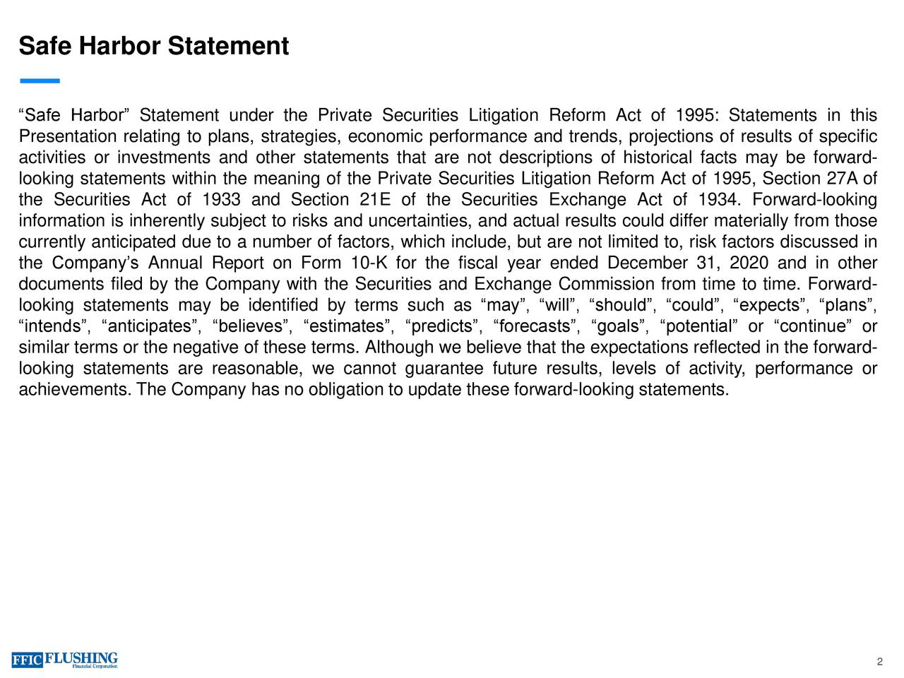Flushing Financial Corporation 2021 Q2 Results Earnings Call Presentation (NASDAQFFIC