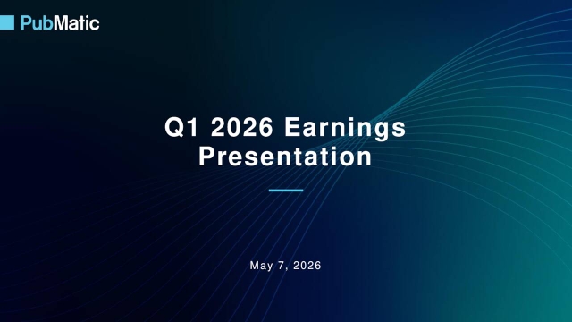 PubMatic, Inc. 2026 Q1 - Results - Earnings Call Presentation (NASDAQ ...