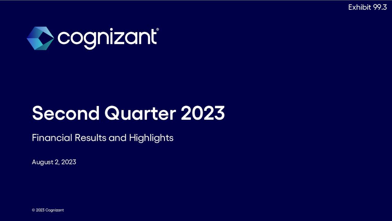 Cognizant Technology Solutions Corporation 2023 Q2 Results Earnings