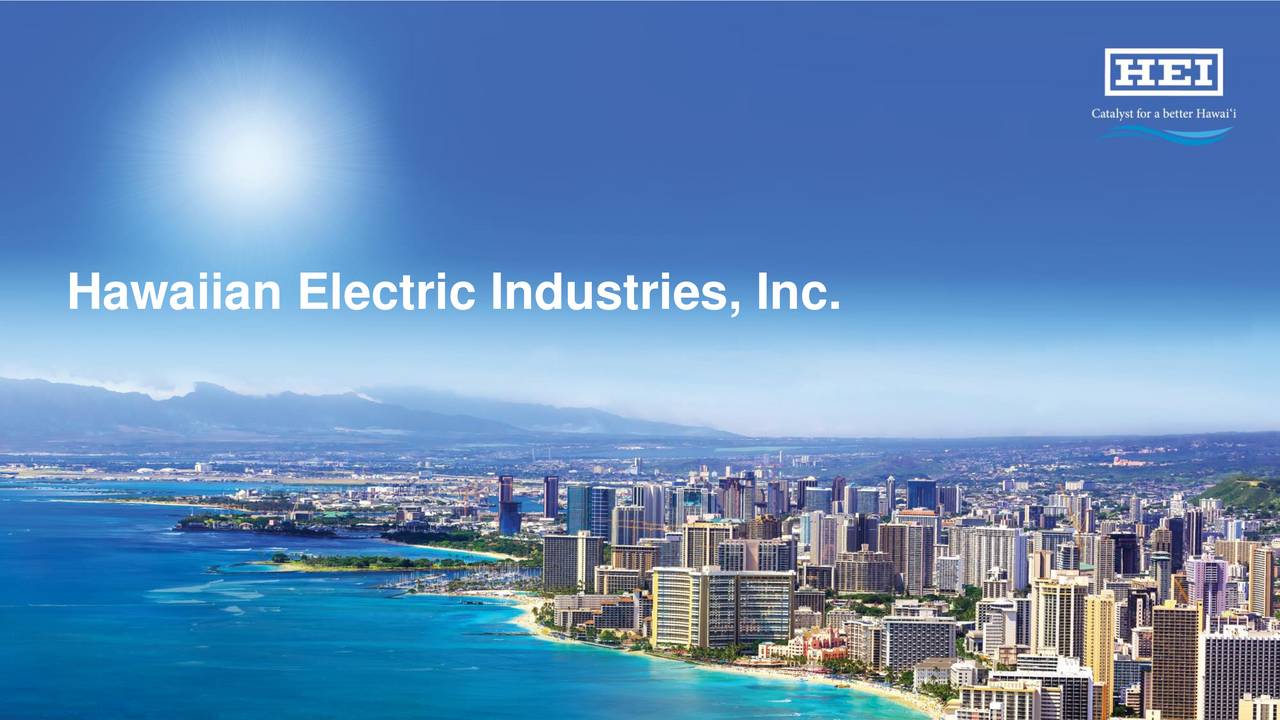 Hawaiian Electric Industries Inc. 2017 Q1 - Results - Earnings Call ...