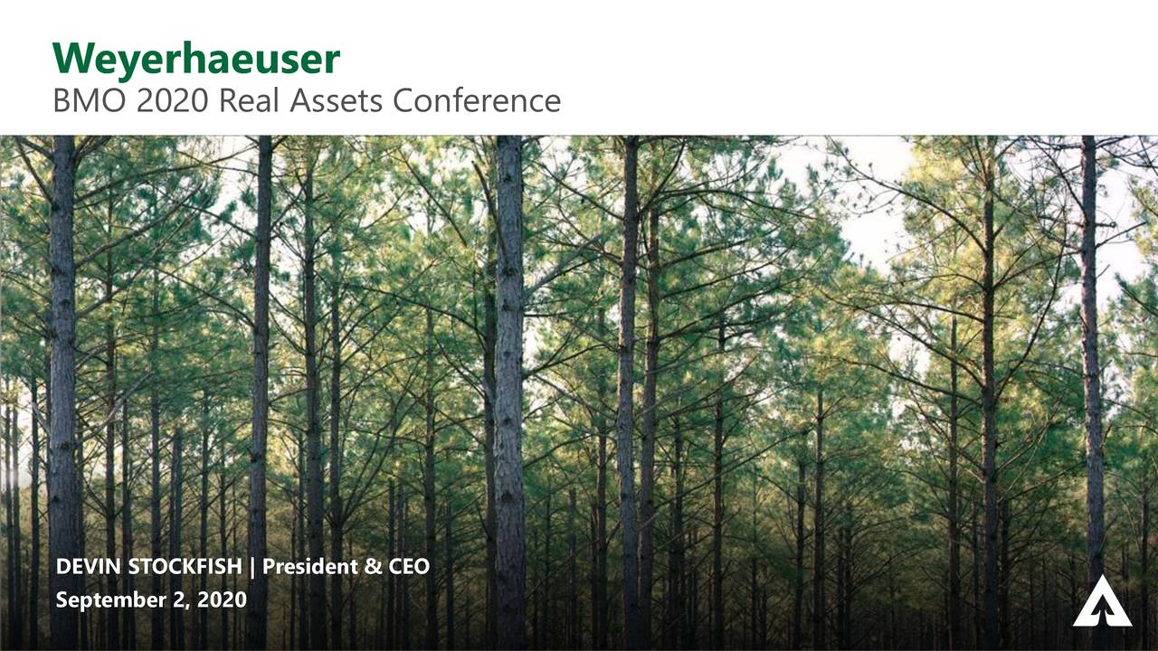 Weyerhaeuser Company (WY) Presents At BMO 2020 Real Assets Conference