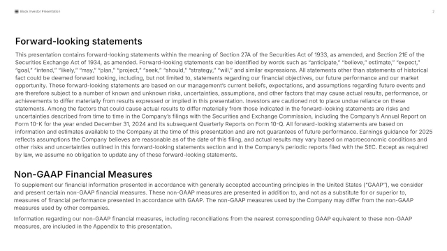 Block, Inc. 2025 Q3 - Results - Earnings Call Presentation (NYSE:XYZ ...
