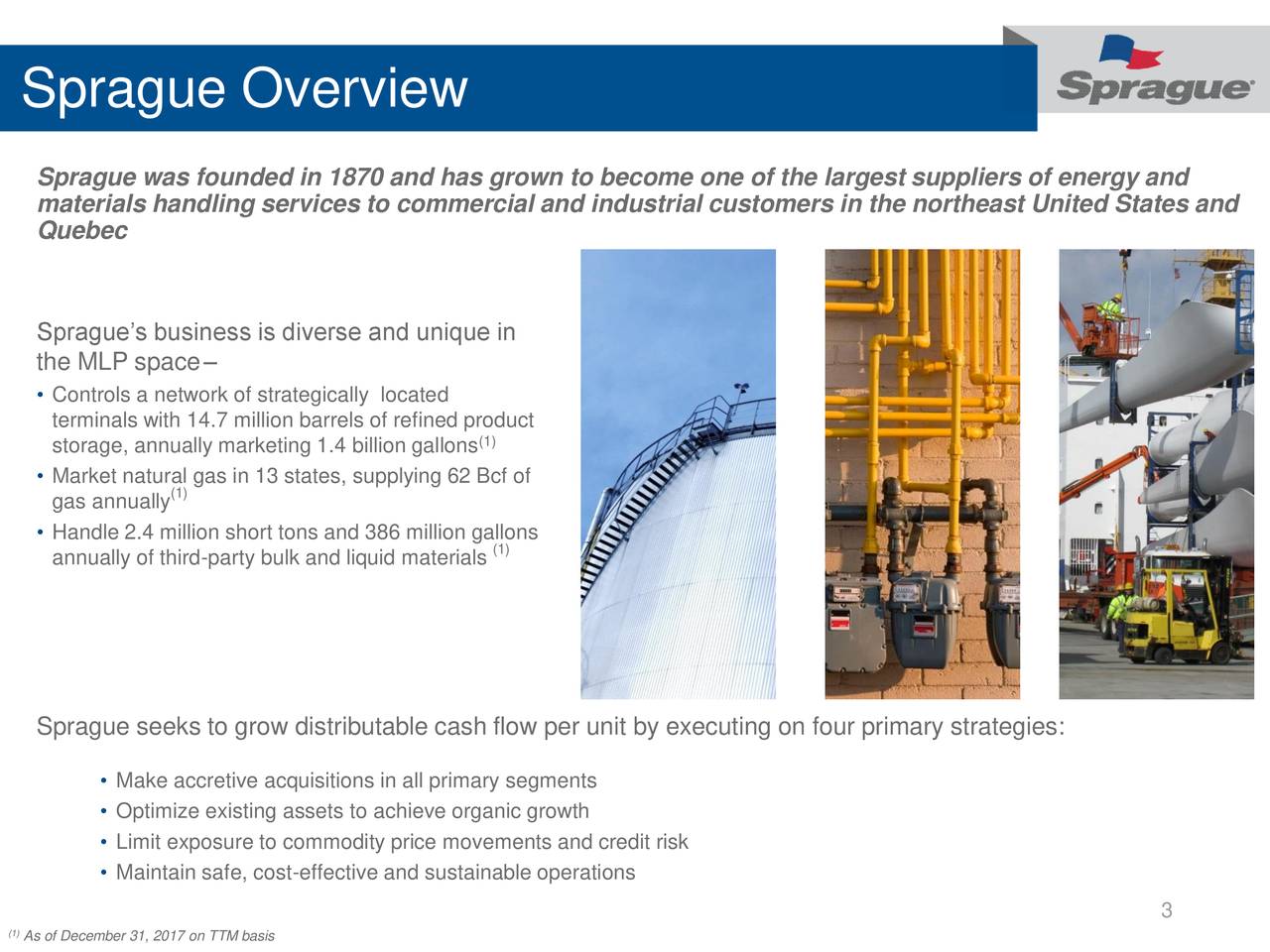 Sprague Resources LP 2017 Q4 Results Earnings Call Slides (NYSE
