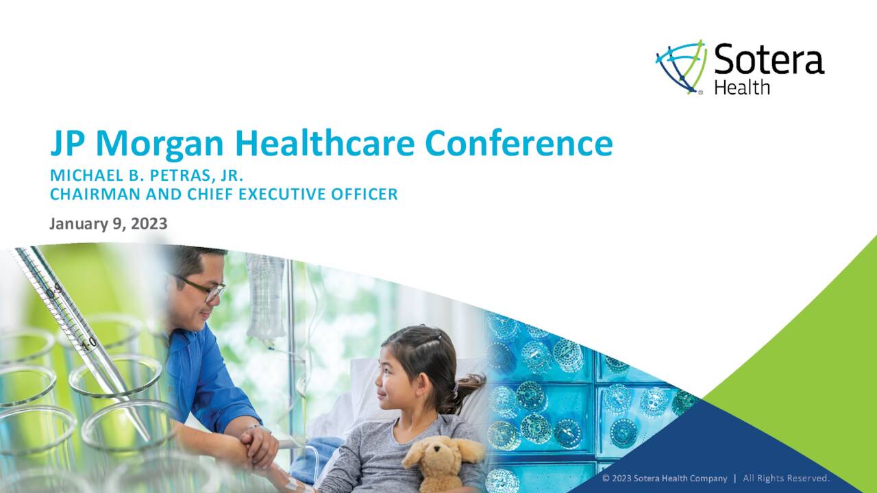 JP Morgan Healthcare Conference