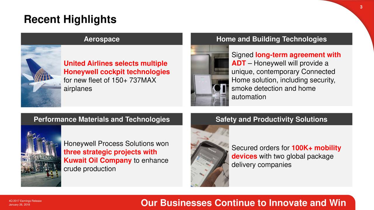 Honeywell International, Inc. 2017 Q4 - Results - Earnings Call Slides ...