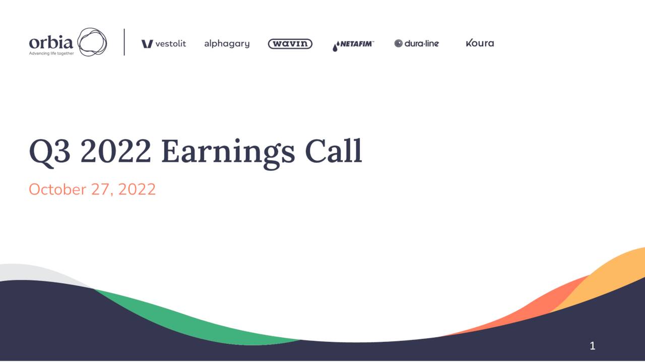 Orbia Advance Corporation, S.A.B. de C.V. 2022 Q3 Results Earnings