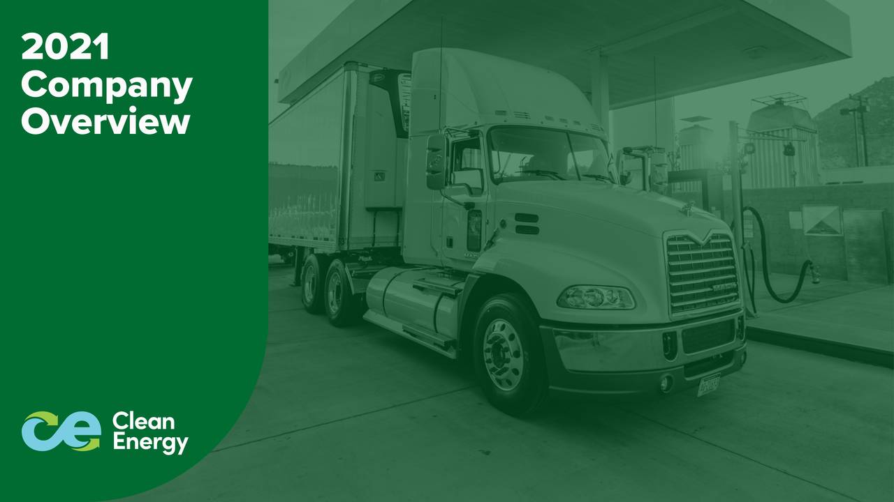 Clean Energy Fuels (CLNE) Investor Presentation Slideshow (NASDAQ