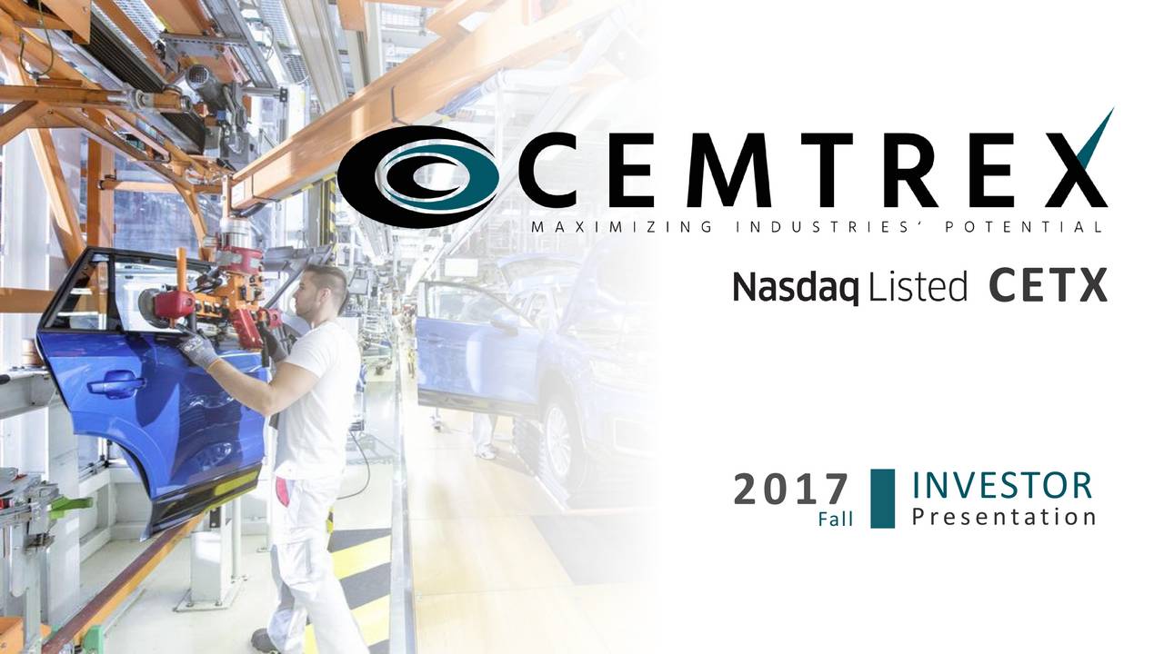 Cemtrex (CETX) Presents At The MicroCap Conference Slideshow (NASDAQ