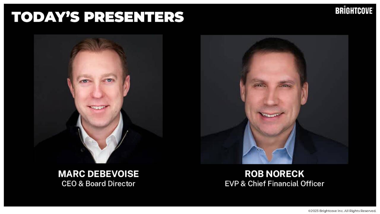 TODAY’S PRESENTERS