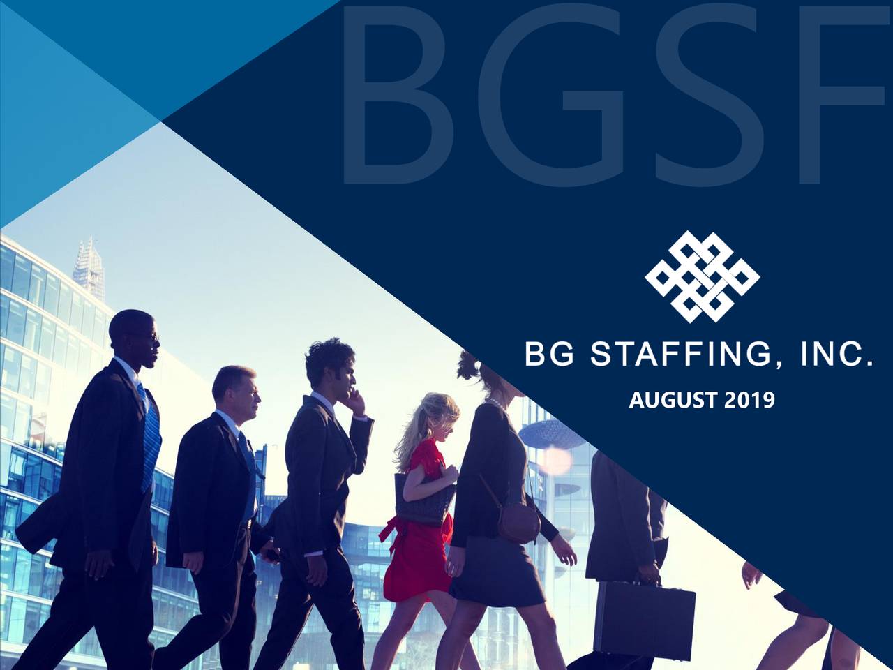 BG Staffing (BGSF) Investor Presentation Slideshow (NYSEBGSF