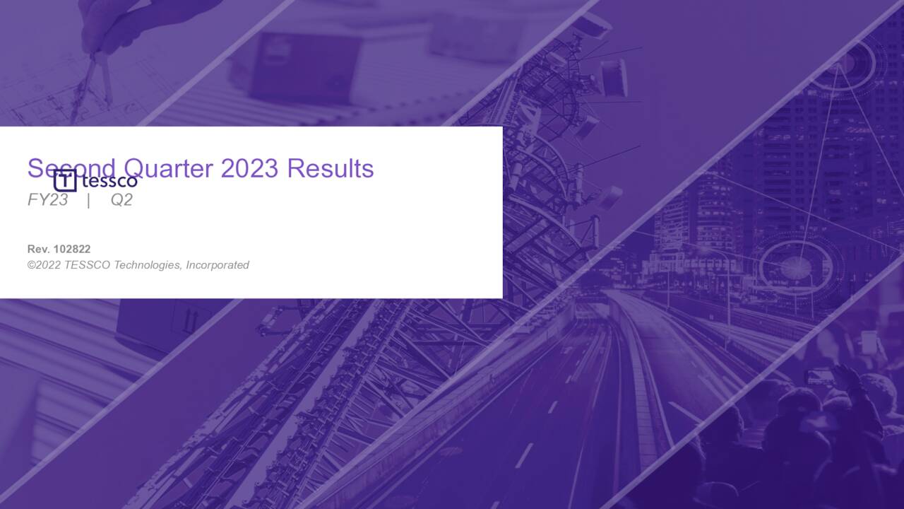 TESSCO Technologies Incorporated 2023 Q2 Results Earnings Call