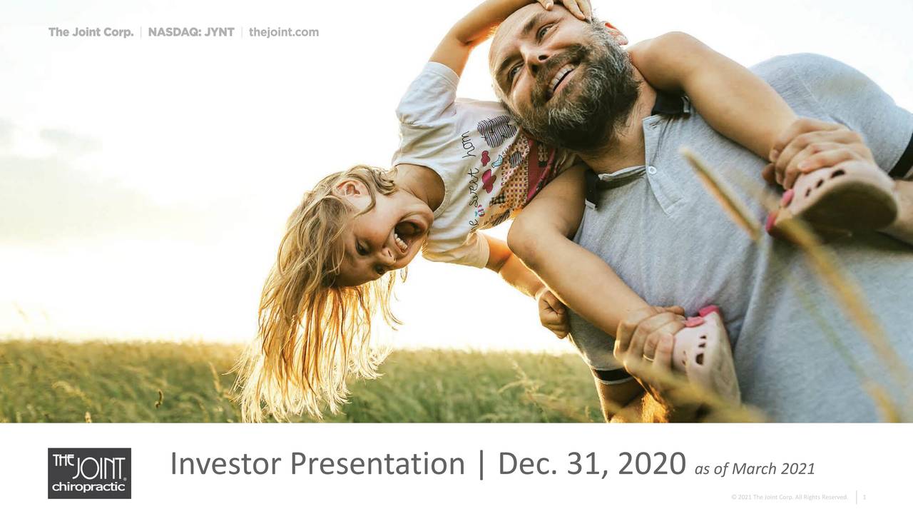 Investor Presentation | Dec. 31, 2020                                          as of March 2021