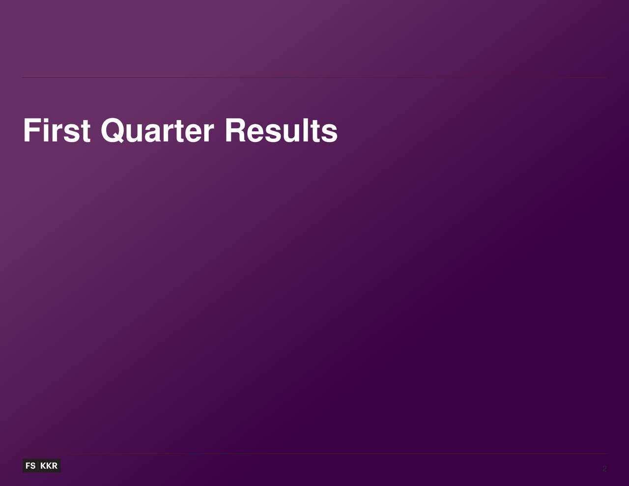 FS KKR Capital Corp 2019 Q1 - Results - Earnings Call Slides (NYSE:FSK