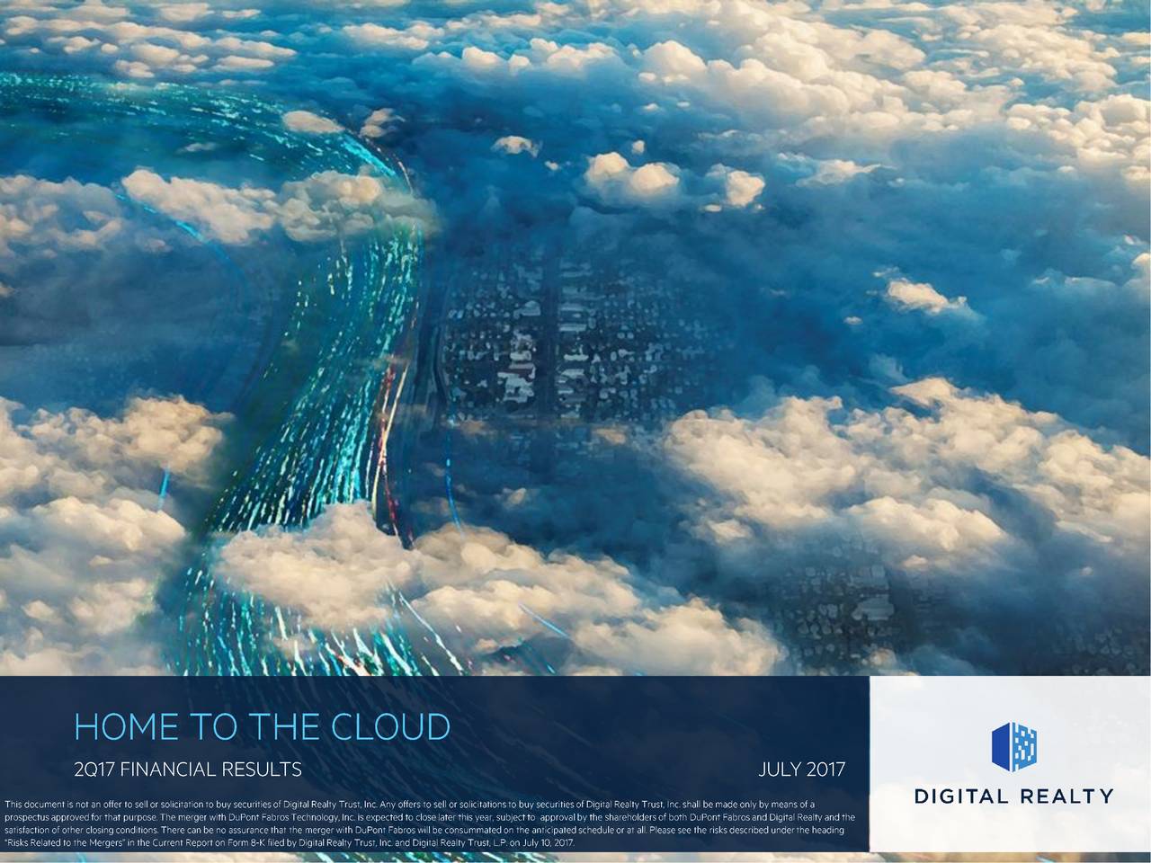 Digital Realty Trust, Inc. 2017 Q2 Results Earnings Call Slides