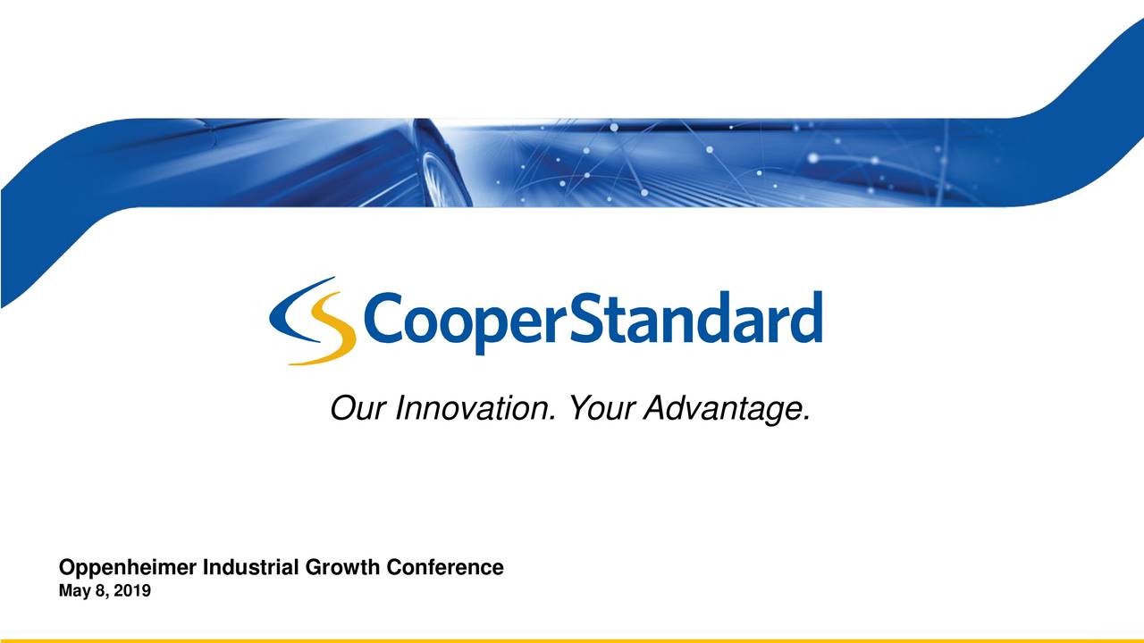 CooperStandard Holdings (CPS) Presents At Oppenheimer Industrial