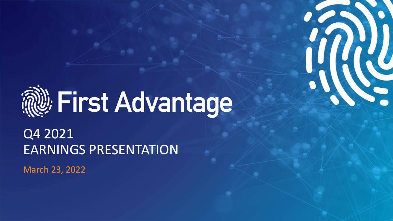 First advantage corporation 2021 q4 results earnings call