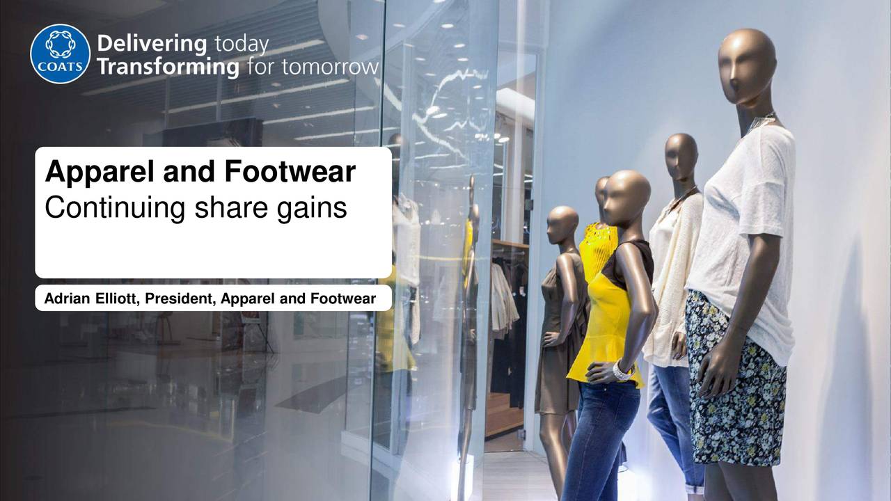 Coats Group Plc (GPGPY) Investor Presentation Slideshow (OTCMKTS