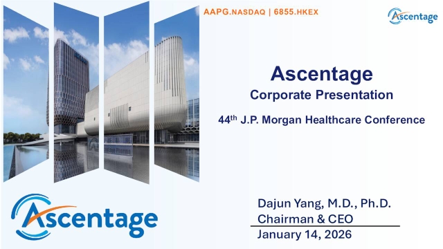 Ascentage Pharma Group International (AAPG) Presents at 44th Annual J.P ...