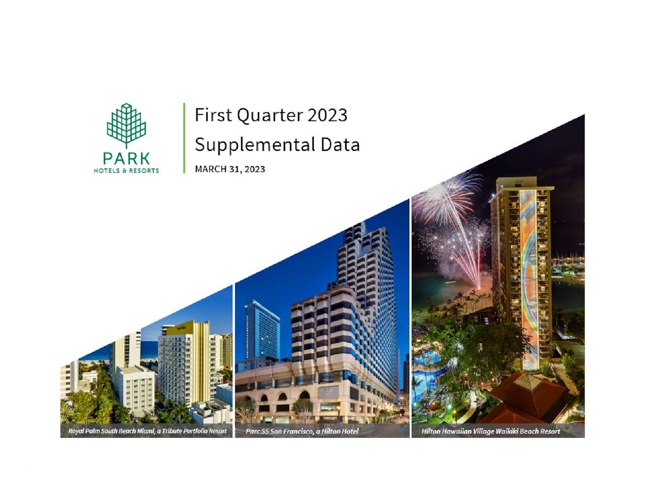 Park Hotels & Resorts Inc. 2023 Q1 Results Earnings Call