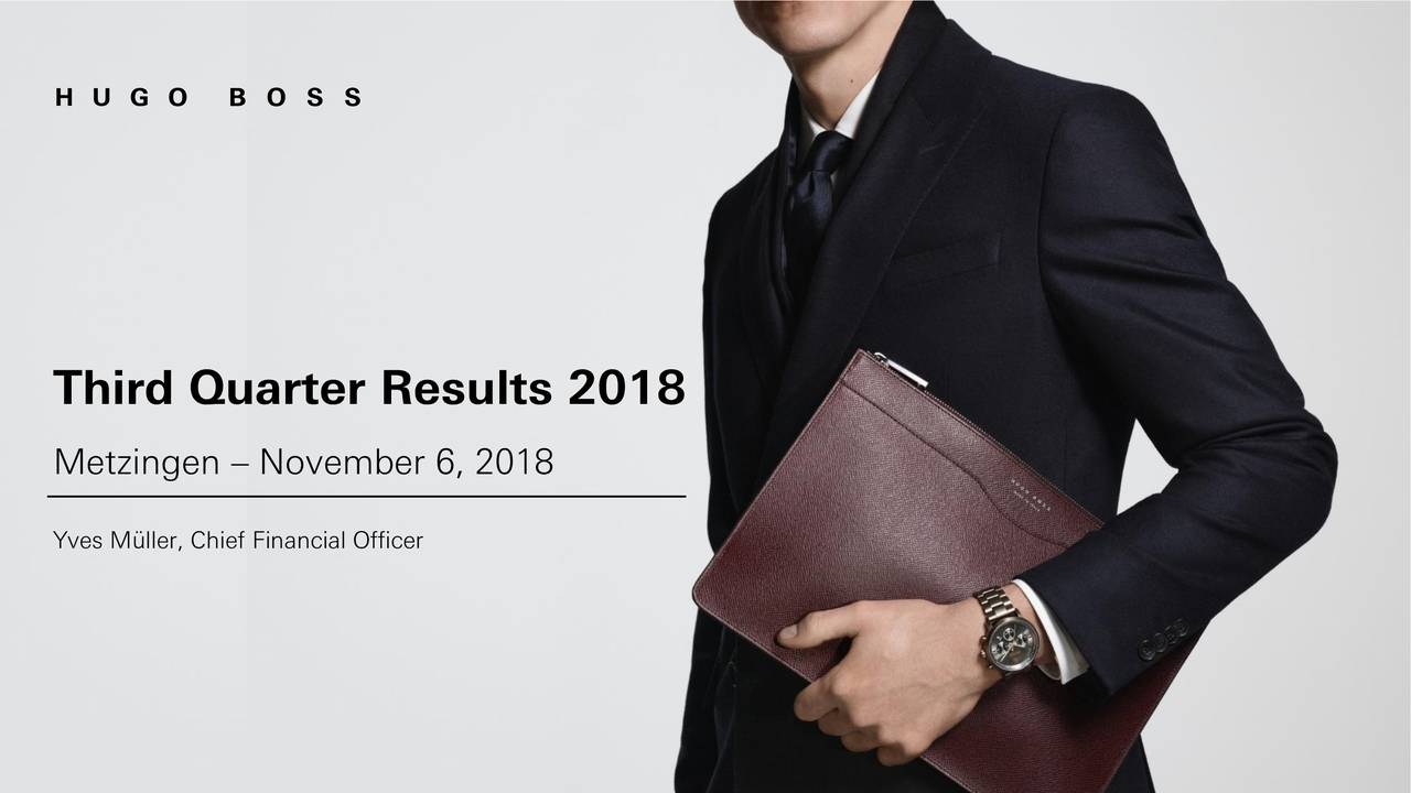 Hugo Boss Ag Adr 18 Q3 Results Earnings Call Slides Otcmkts Bossy Seeking Alpha