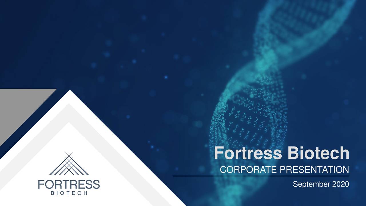 Foto von Fortress Biotech (FBIO) Investor Presentation - Slideshow