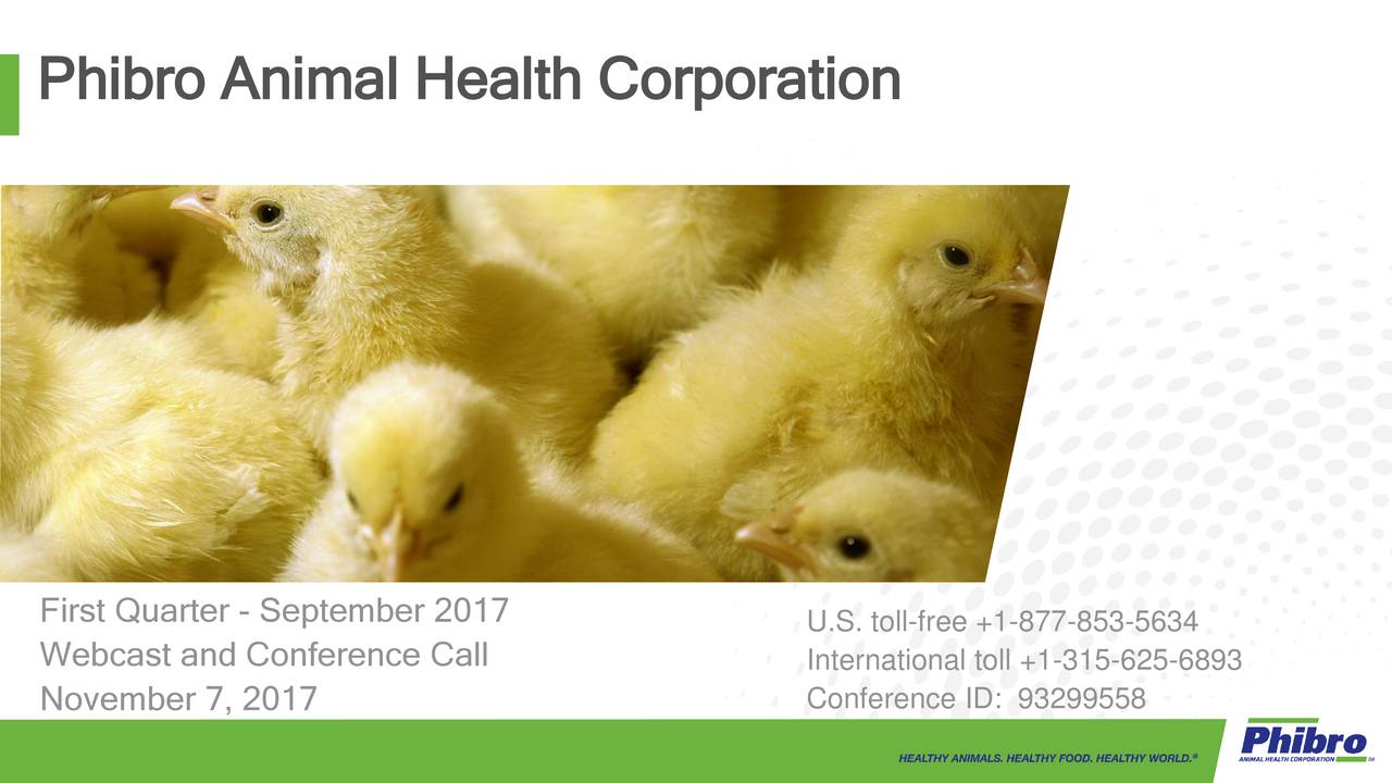 Phibro Animal Health Corporation 2018 Q1 Results Earnings Call