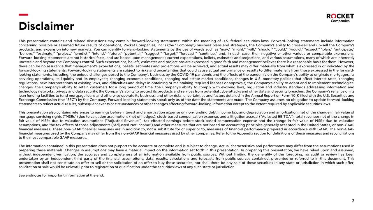 Rocket Companies (RKT) Investor Presentation (NYSERKT) Seeking Alpha