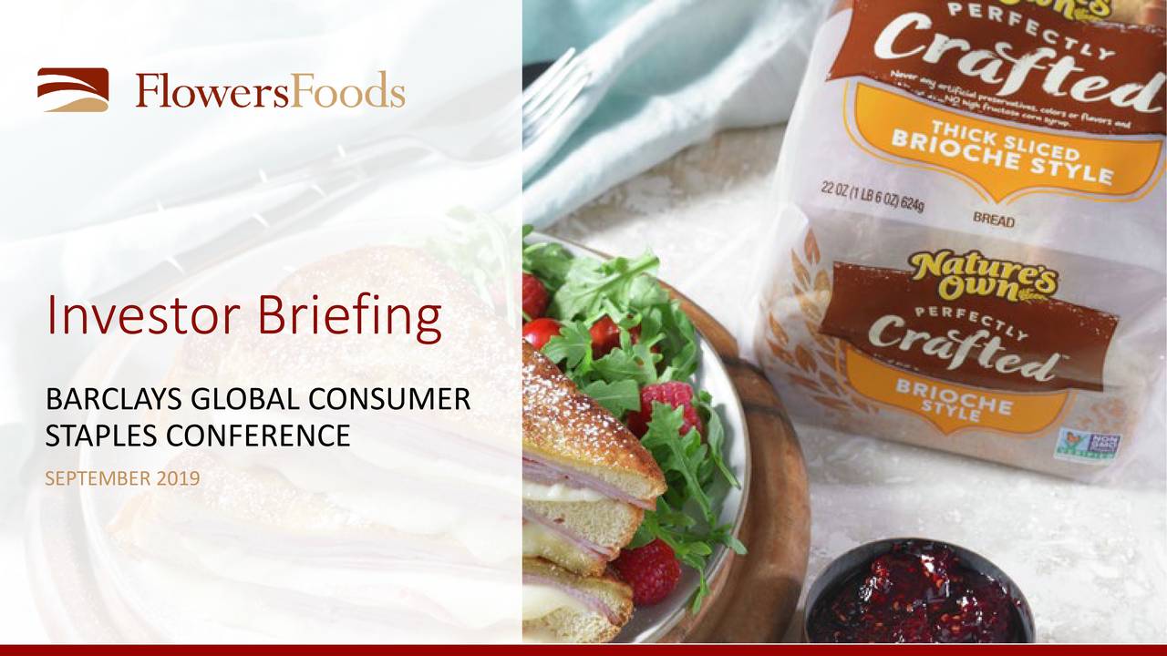 Flowers Foods (FLO) Presents At Barclays Global Consumer Staples