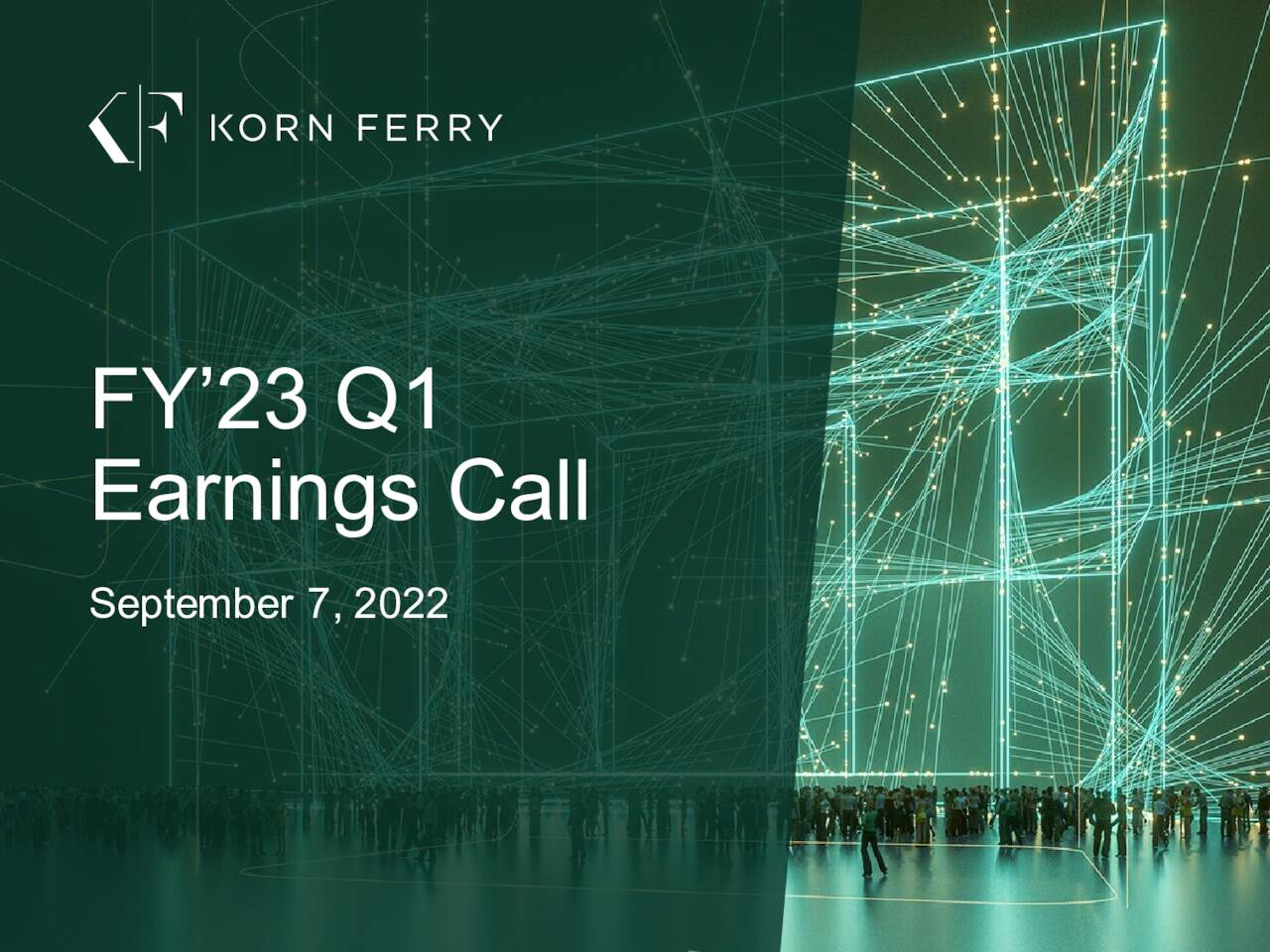 Korn Ferry 2023 Q1 Results Earnings Call Presentation (NYSEKFY