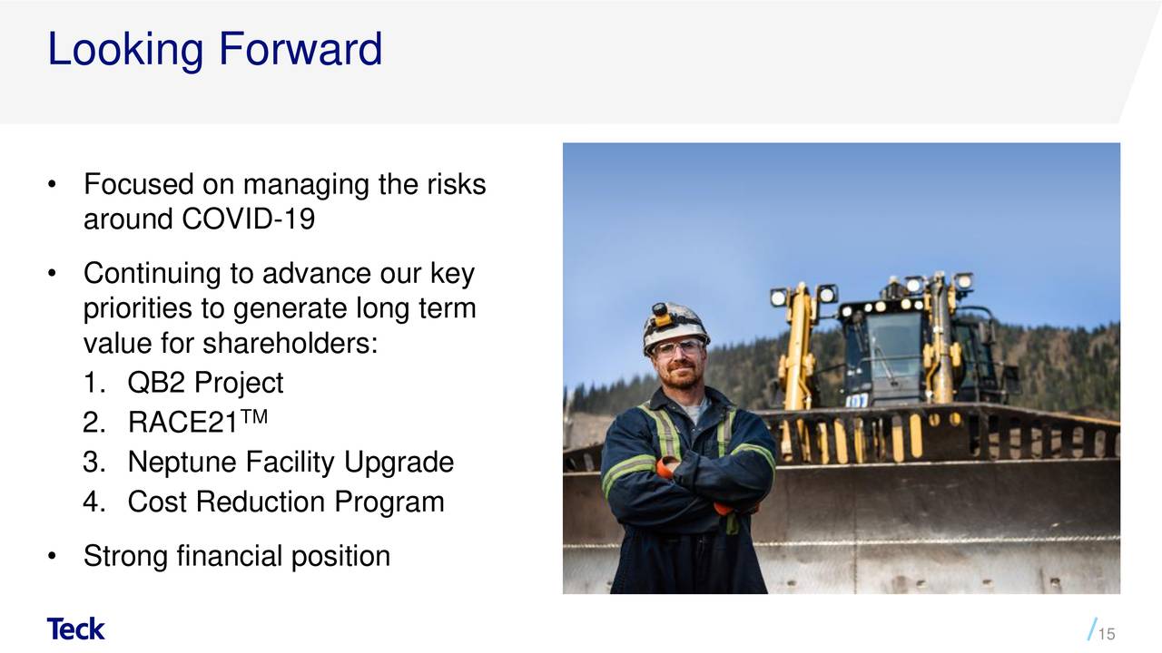 Teck Resources Limited 2020 Q1 - Results - Earnings Call Presentation ...