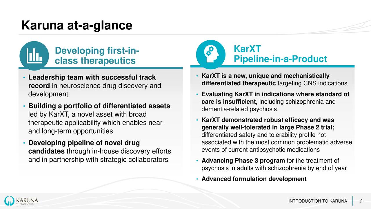 Karuna Therapeutics (KRTX) Investor Presentation - Slideshow (NASDAQ ...