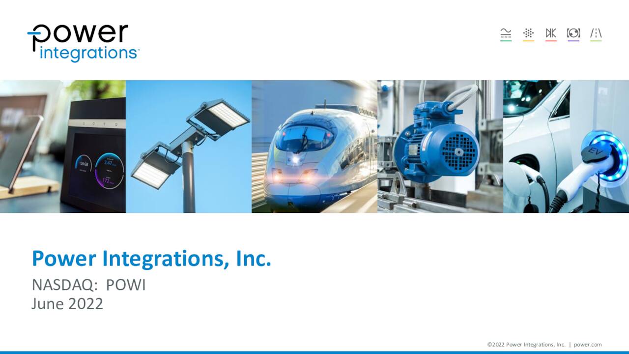 Power Integrations (POWI) Investor Presentation - Slideshow (NASDAQ ...