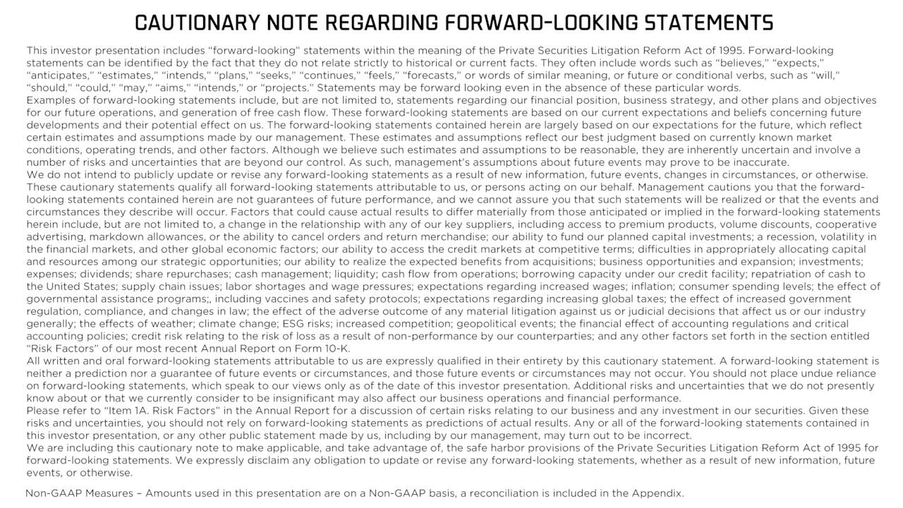 Foot Locker, Inc. 2023 Q2 Results Earnings Call Presentation (NYSE