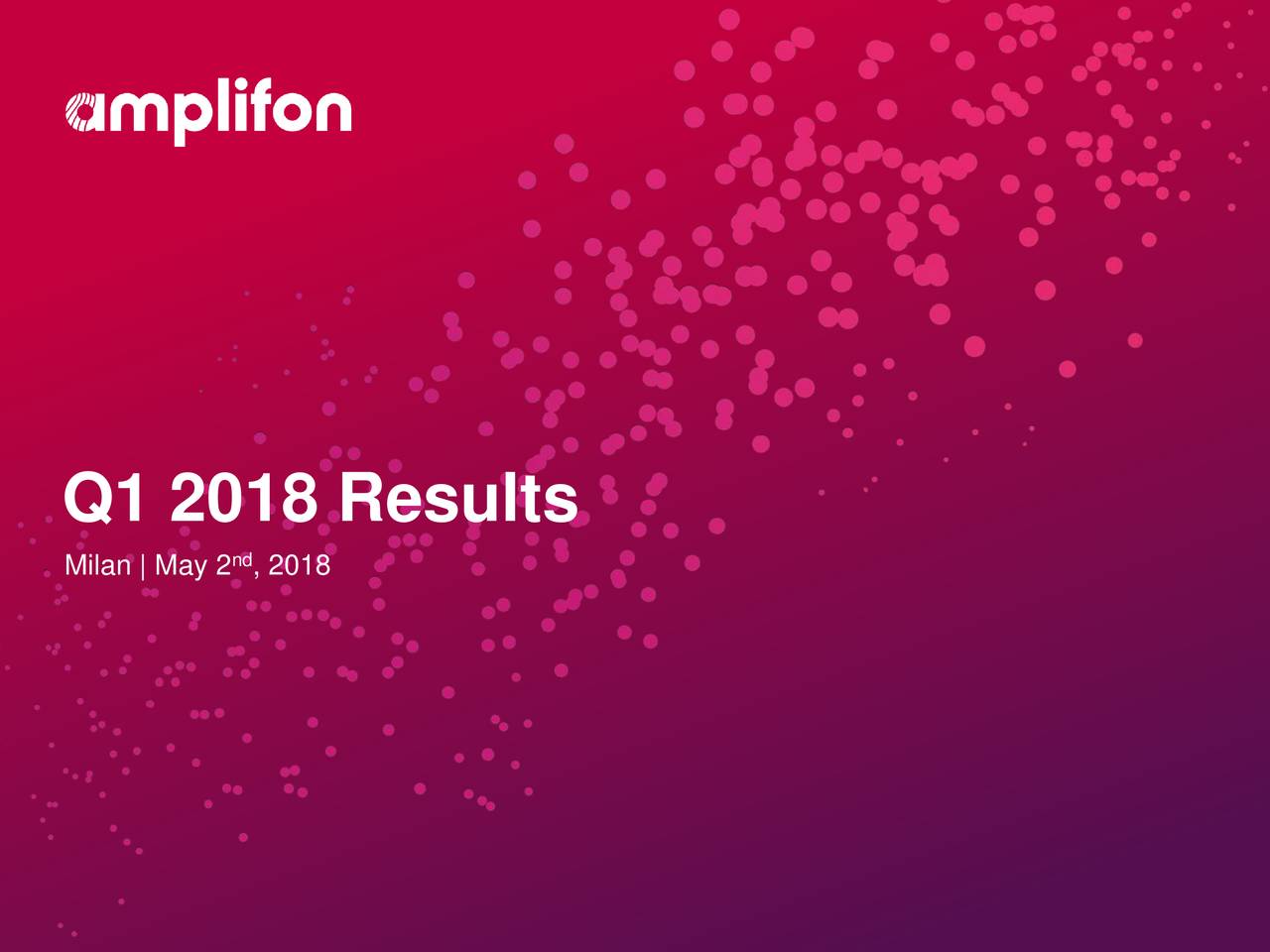 Q1 2018 Results