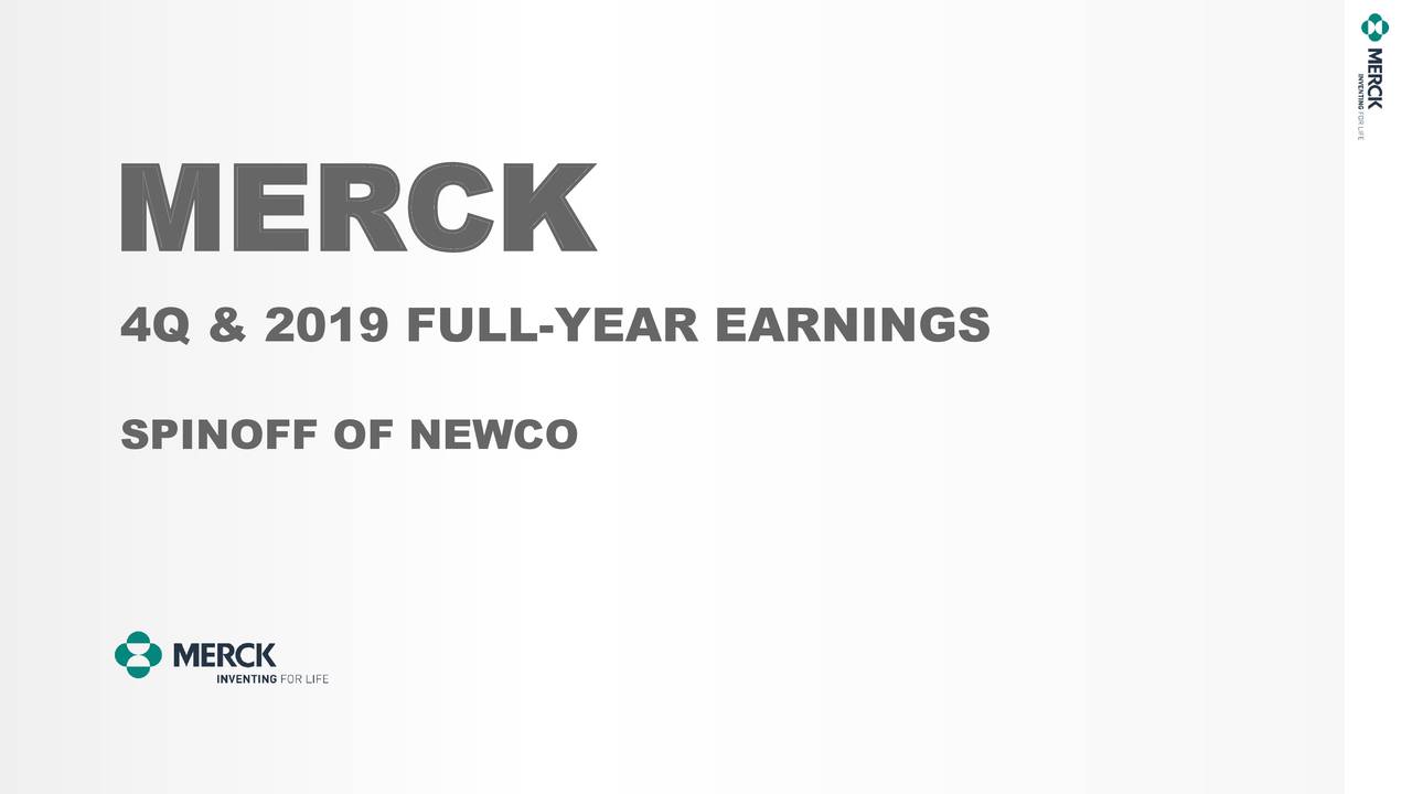 Merck & Co., Inc. 2019 Q4 - Results - Earnings Call Presentation (NYSE ...