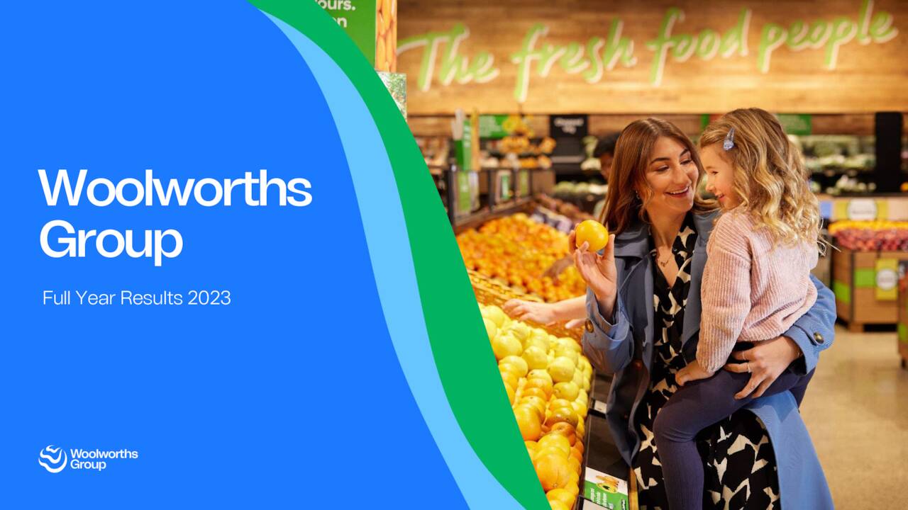 Woolworths Group Limited 2023 Q4 Results Earnings Call Presentation (OTCMKTSWOLWF