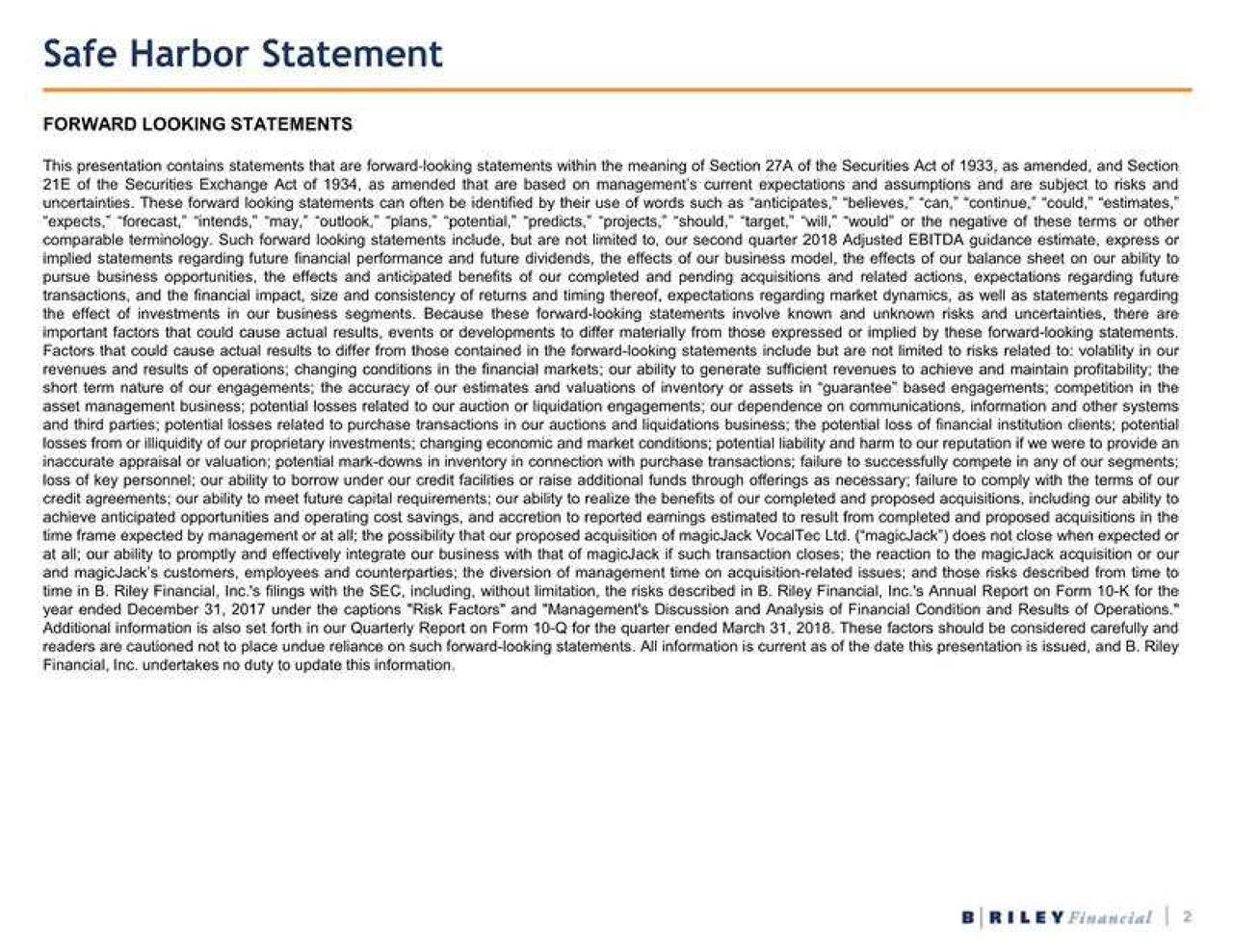 B. Riley Financial (RILY) Presents At 19th Annual B. Riley FBR Investor