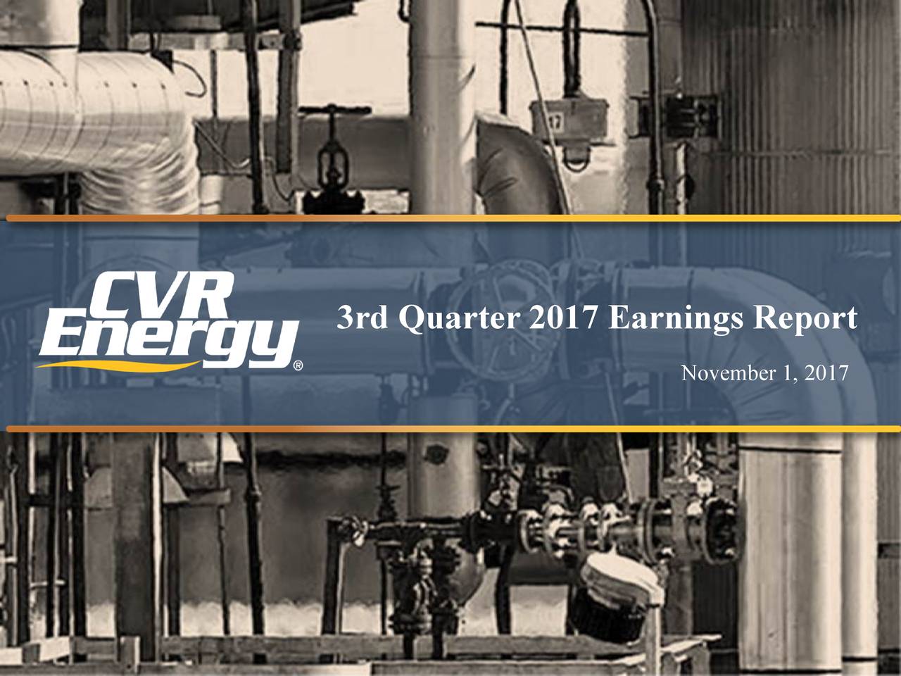 3rd Quarter 2017 Earnings Report