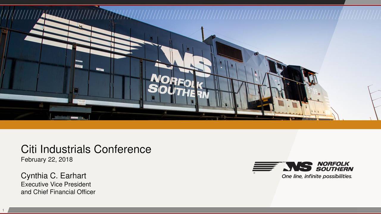 Norfolk Southern (NSC) Presents At 2018 Citi Industrials Conference