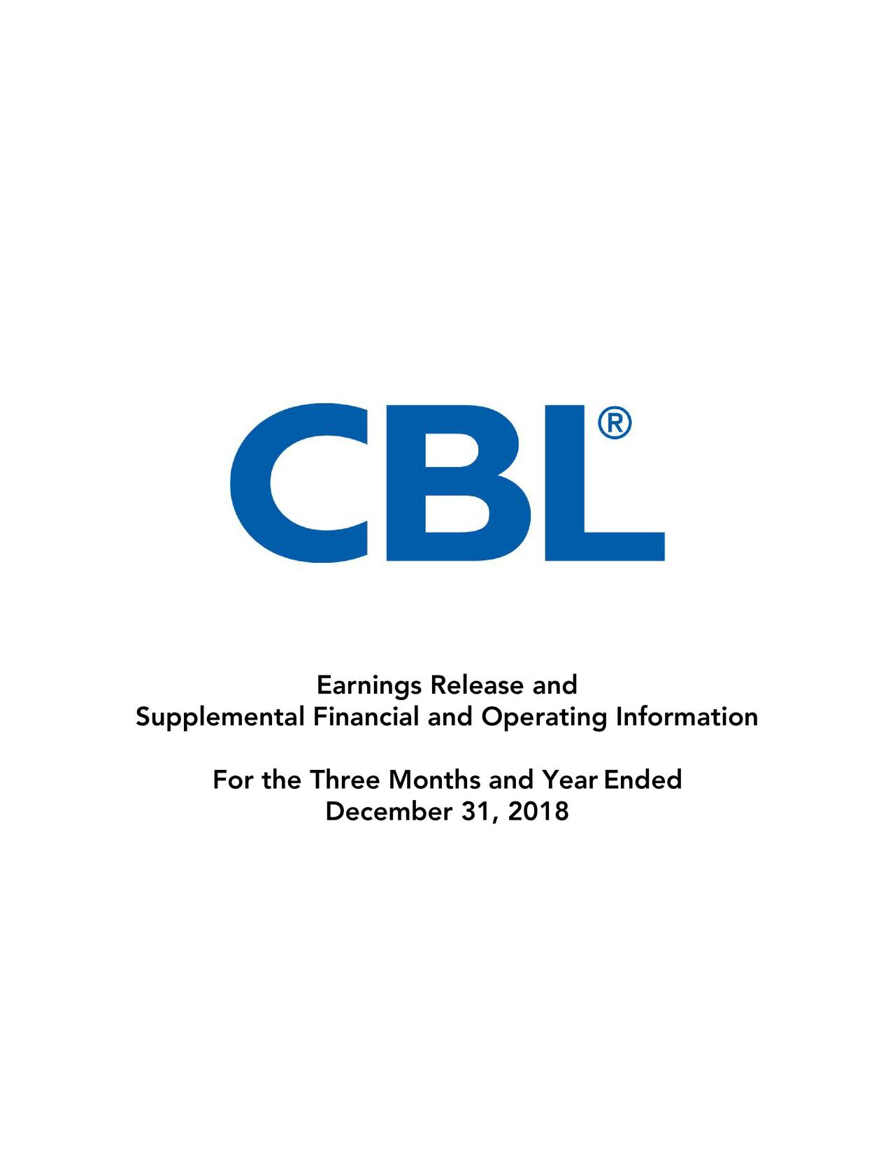 Earnings Release and