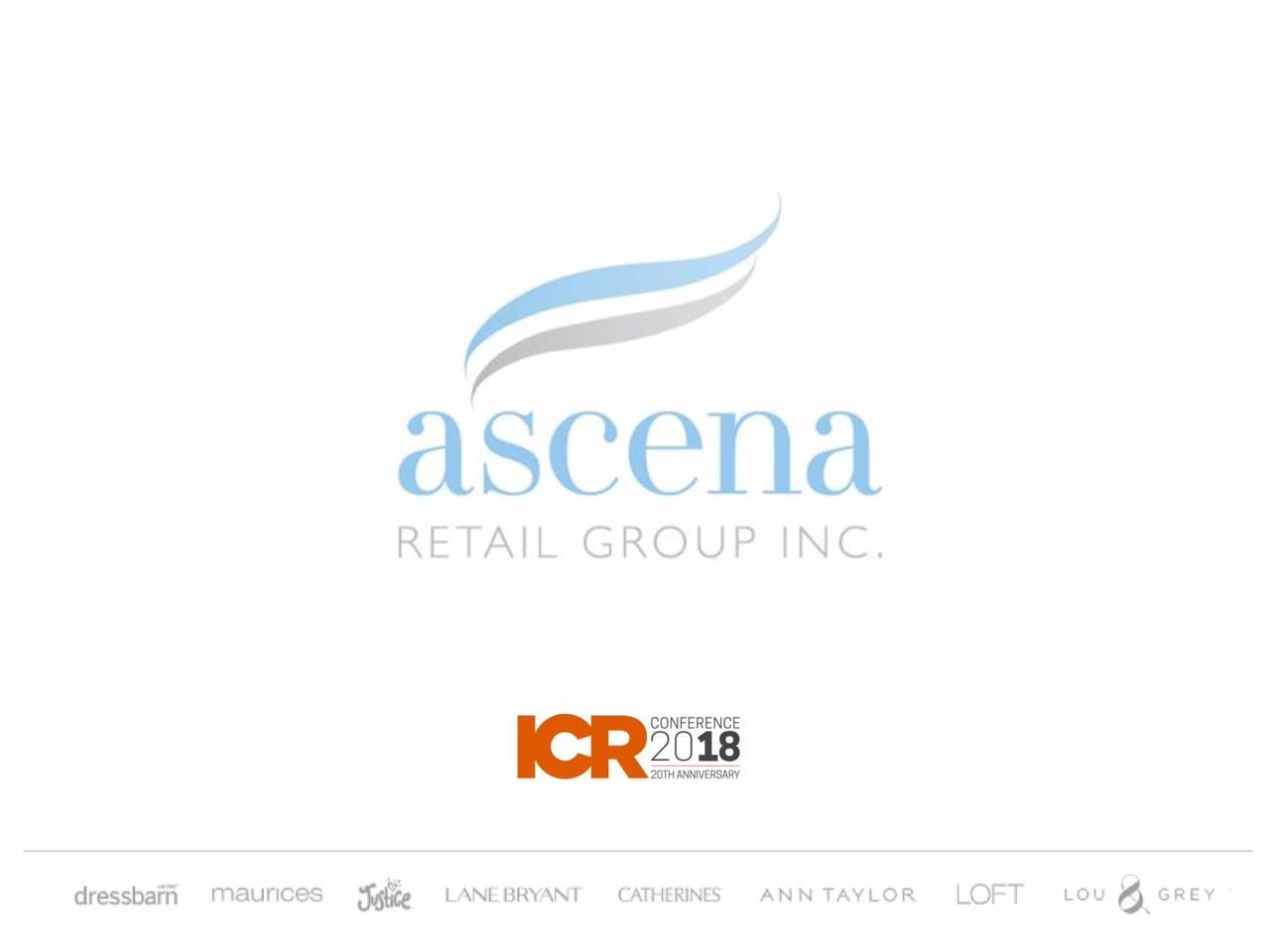 Ascena Retail Group ASNA Presents At 20th Annual ICR Investor